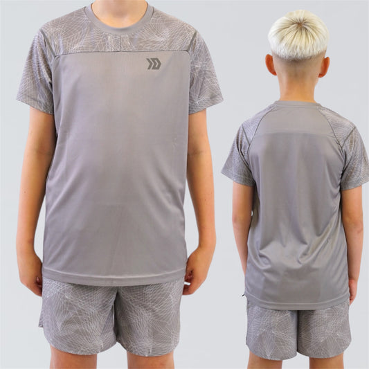 DASH Hyperweb Tee Set - Grey (Junior)