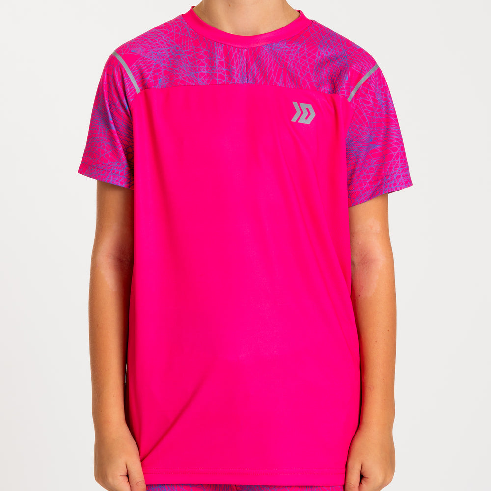 DASH Hyperweb Tee - Pink (Junior)