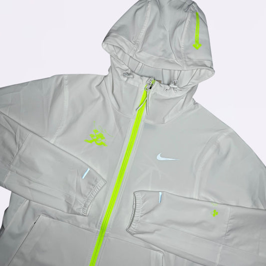 Nike Just Do It Windrunner - White / Neon