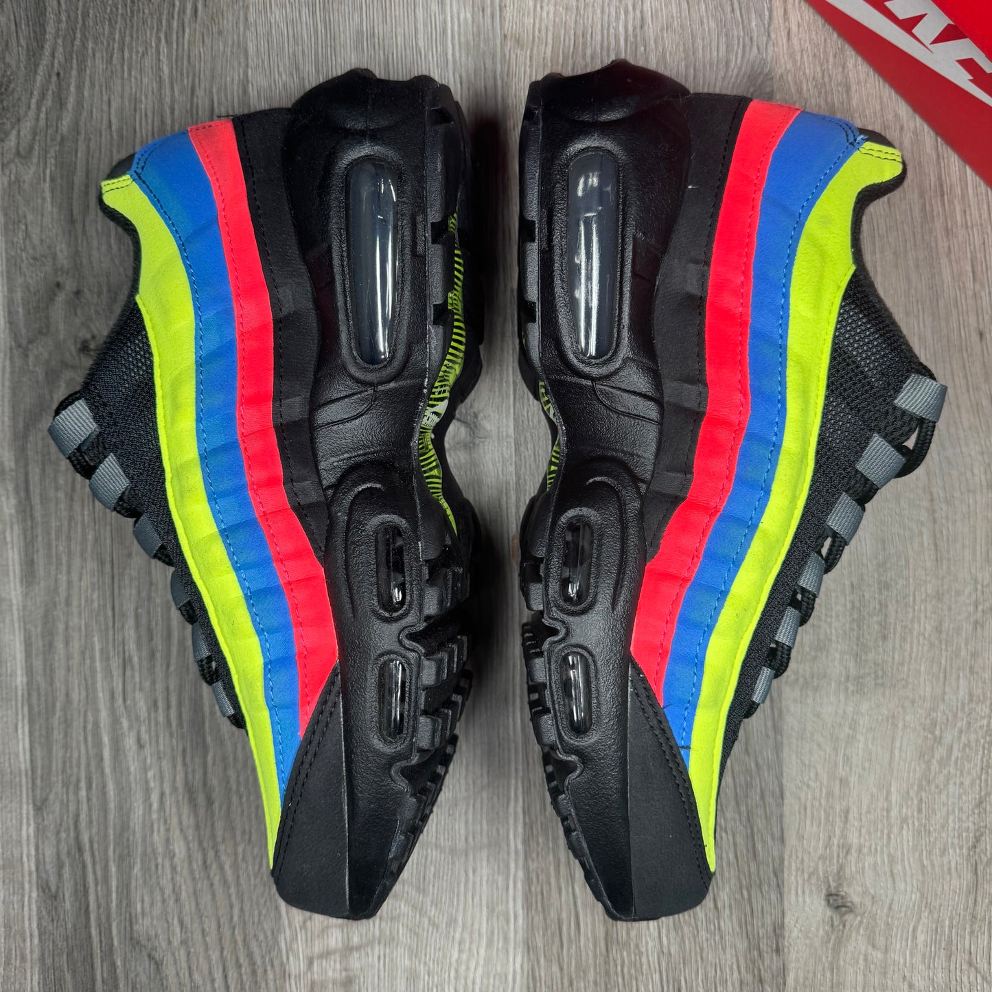 Nike Air Max 95 Black Multicolour Neon (Junior)