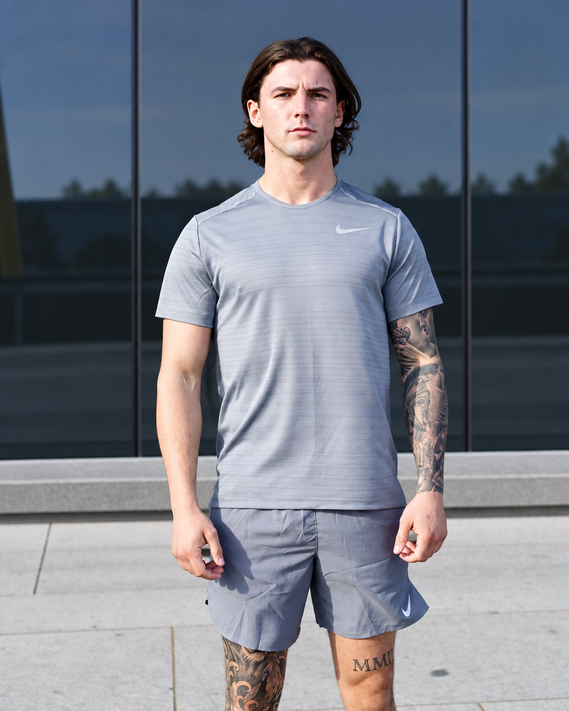 Nike Repel Windrunner 3 Piece Set - Grey