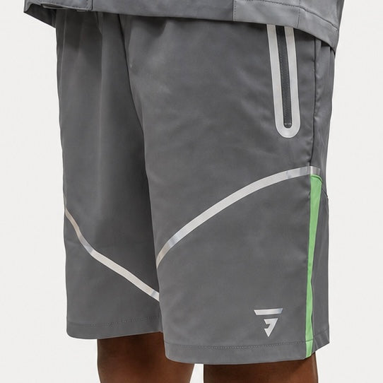 GRIID Reflect Shorts - Grey / Mint (Junior)