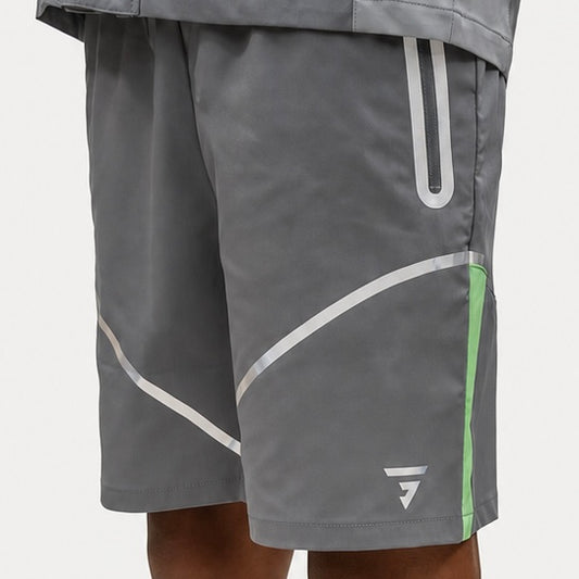 GRIID Reflect Shorts - Grey / Mint (Junior)