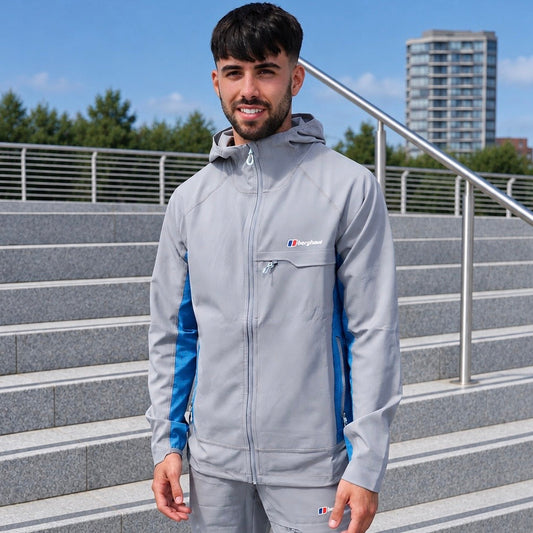 Berghaus Wavertree Set - Jacket & Bottoms - Dark Grey / Blue