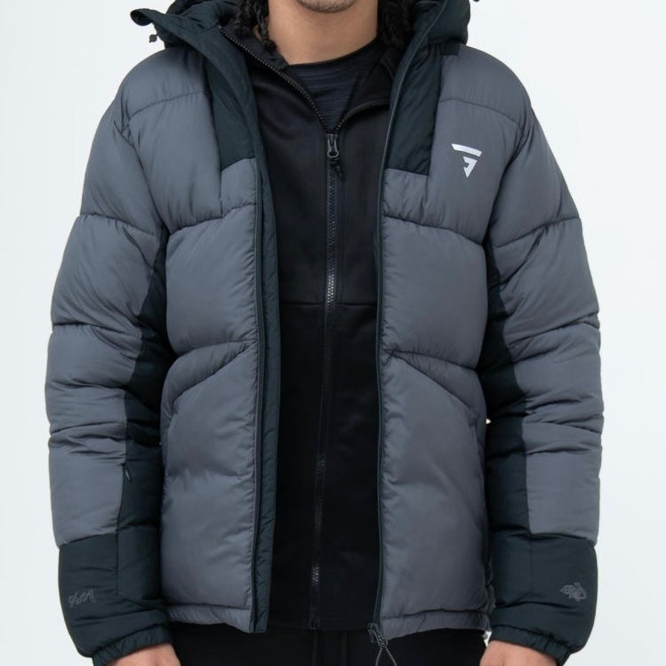 GRIID Mera Puffer Jacket Dark Grey (Grey Toggle)
