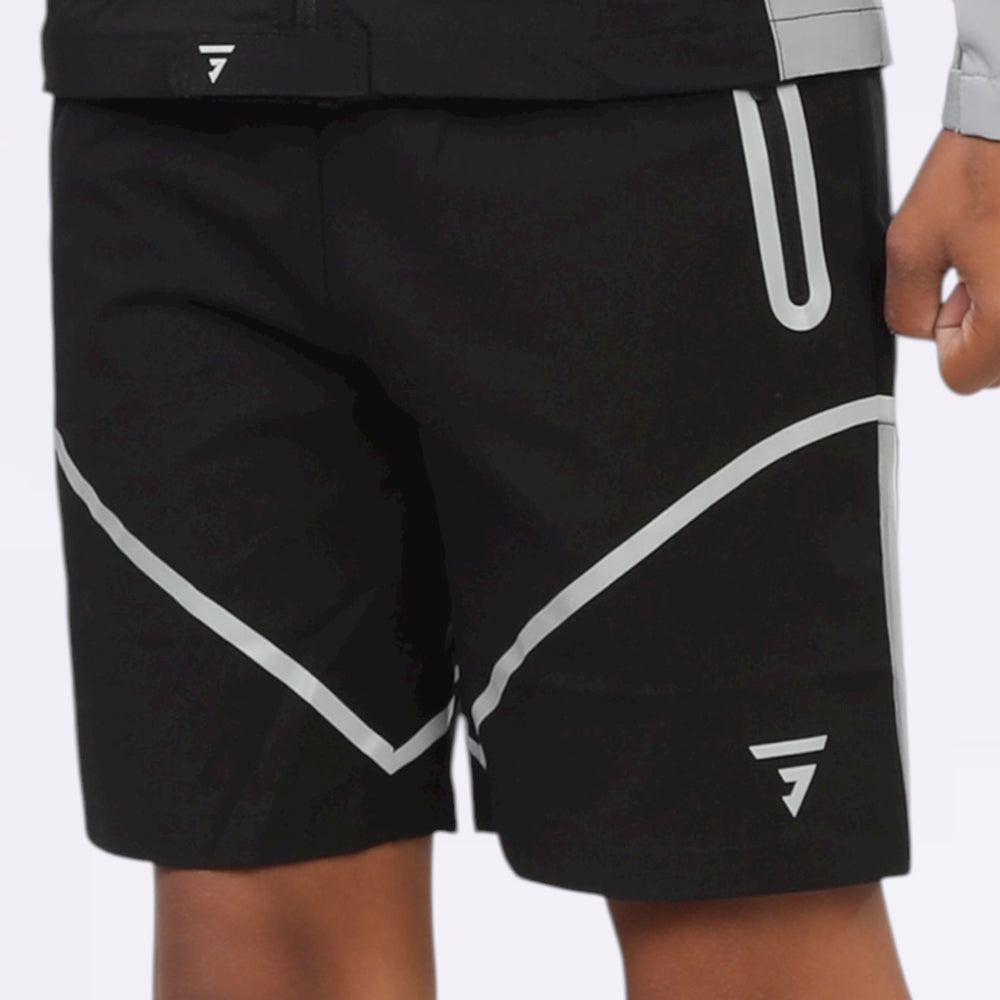 GRIID Reflect Shorts Black / Grey (Junior)