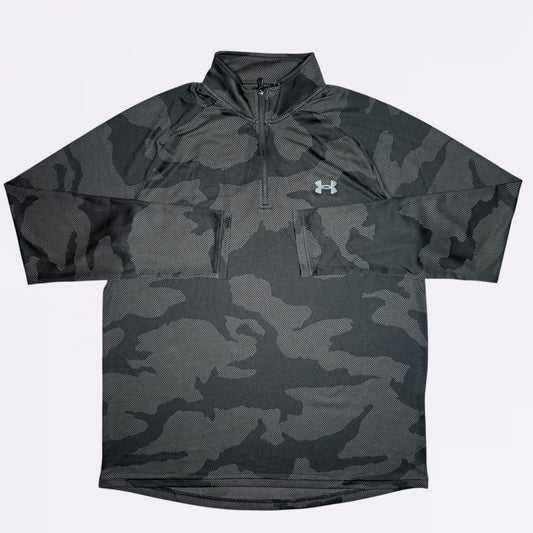Under Armour Jacquard Half Zip Black