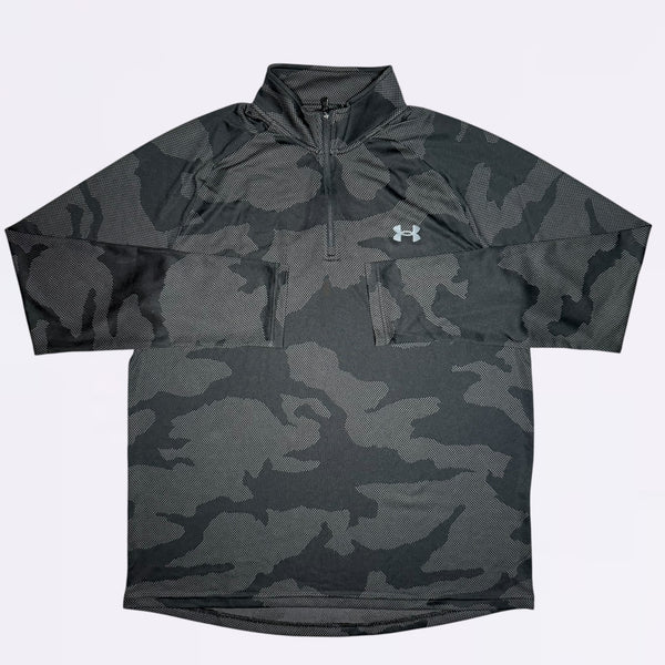 Under Armour Jacquard Half Zip Black