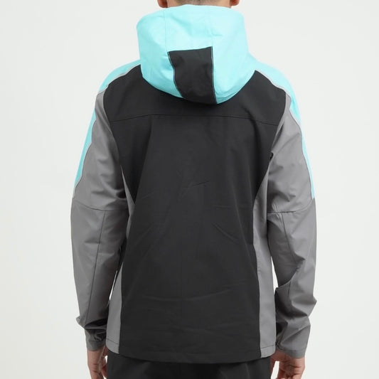 GRIID Reflect Jacket - Black / Aqua  (Junior)
