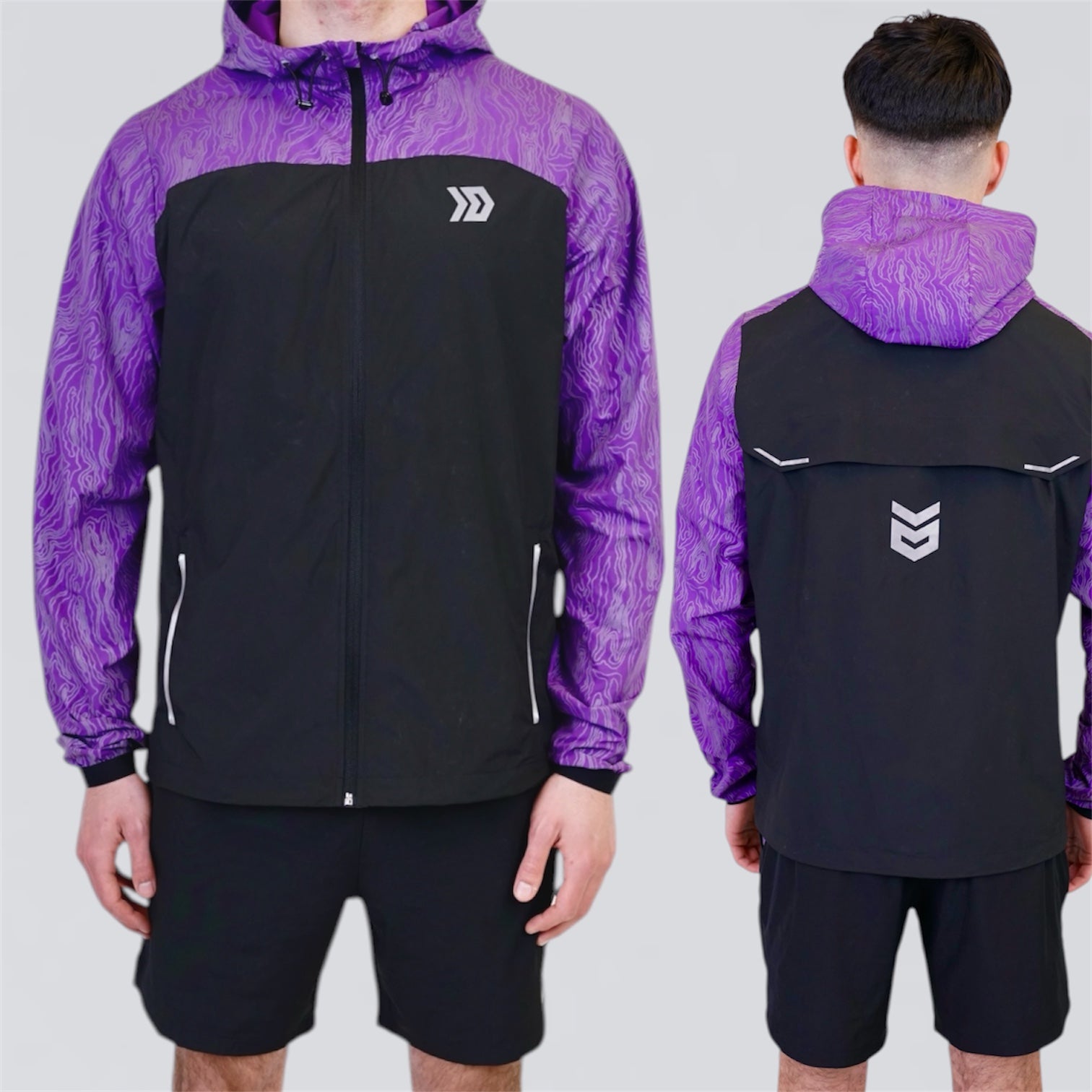 DASH Aura Windrunner Set - Black / Purple