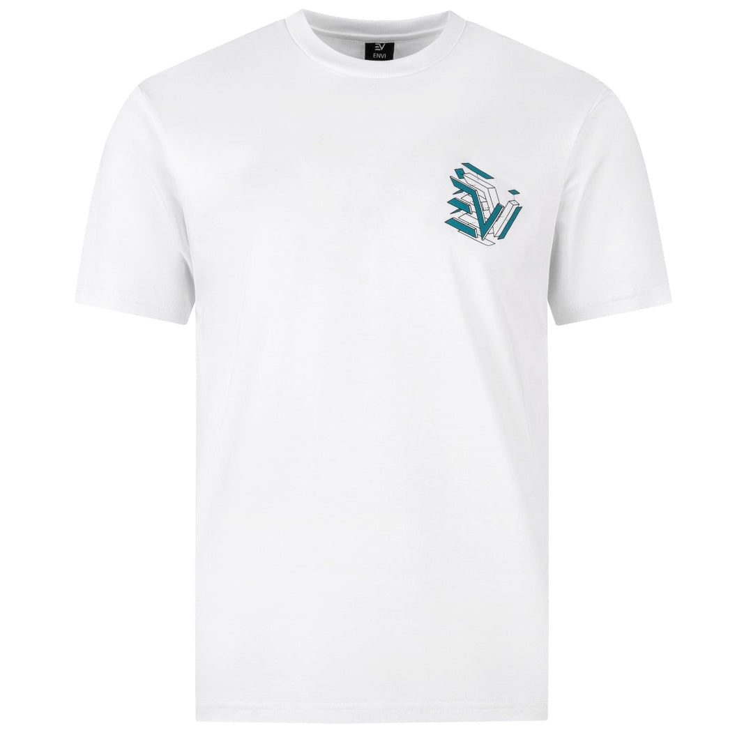 ENVI Deconstruct Tee - White / Teal