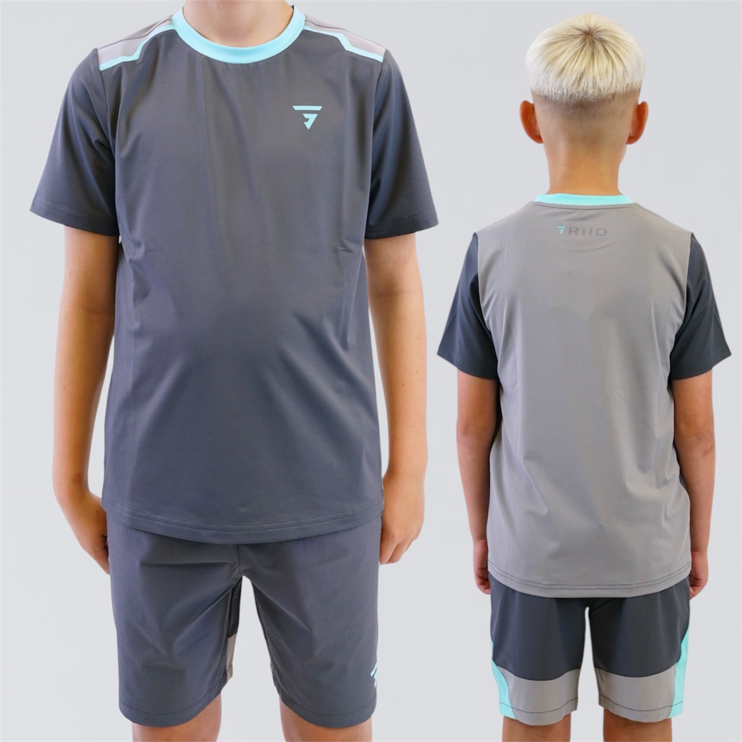 GRIID Evo Set Tee & Shorts - Mint (Junior)