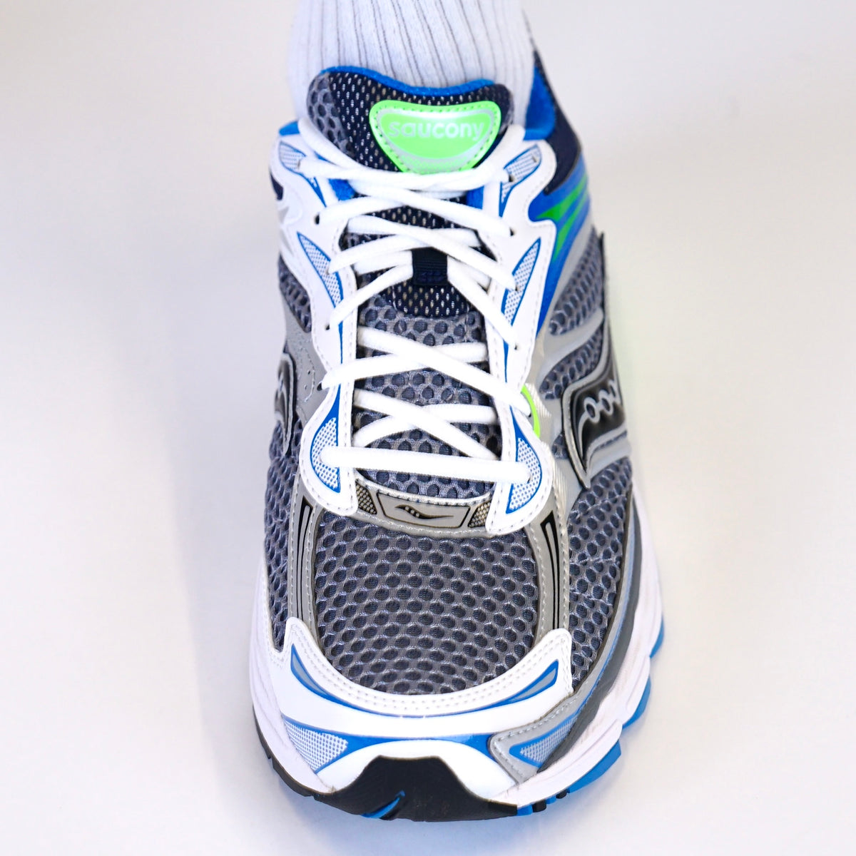 Saucony ProGrid Omni 9 Grey Slime Blue