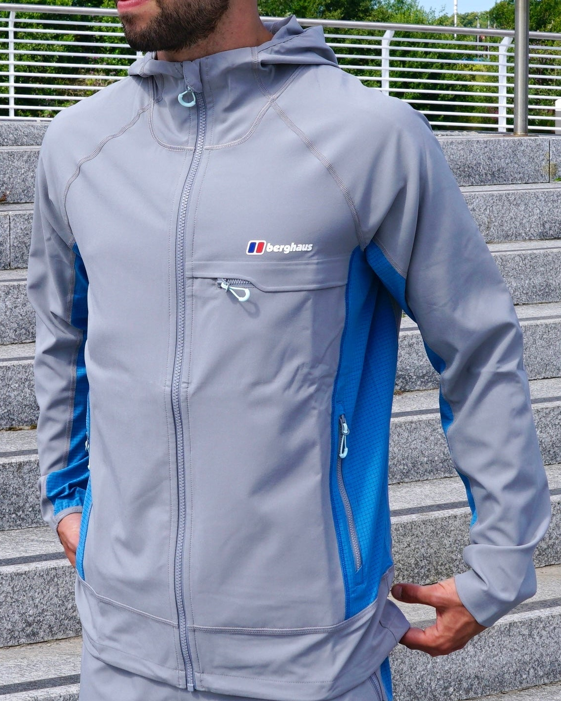 Berghaus Wavertree 3 Piece Shorts Set - Dark Grey / Blue