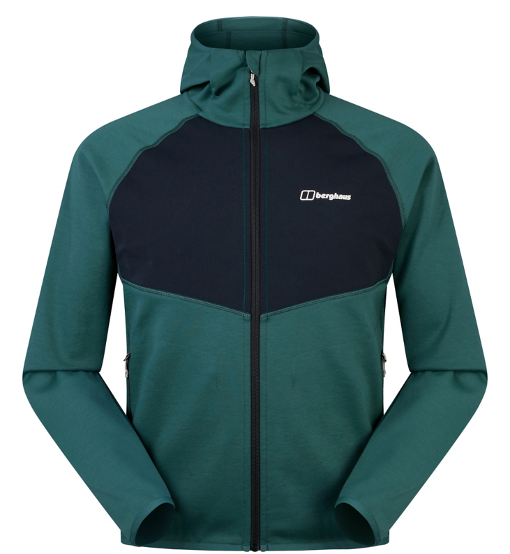 Berghaus Trawden Hybrid Jacket - Green/ Black