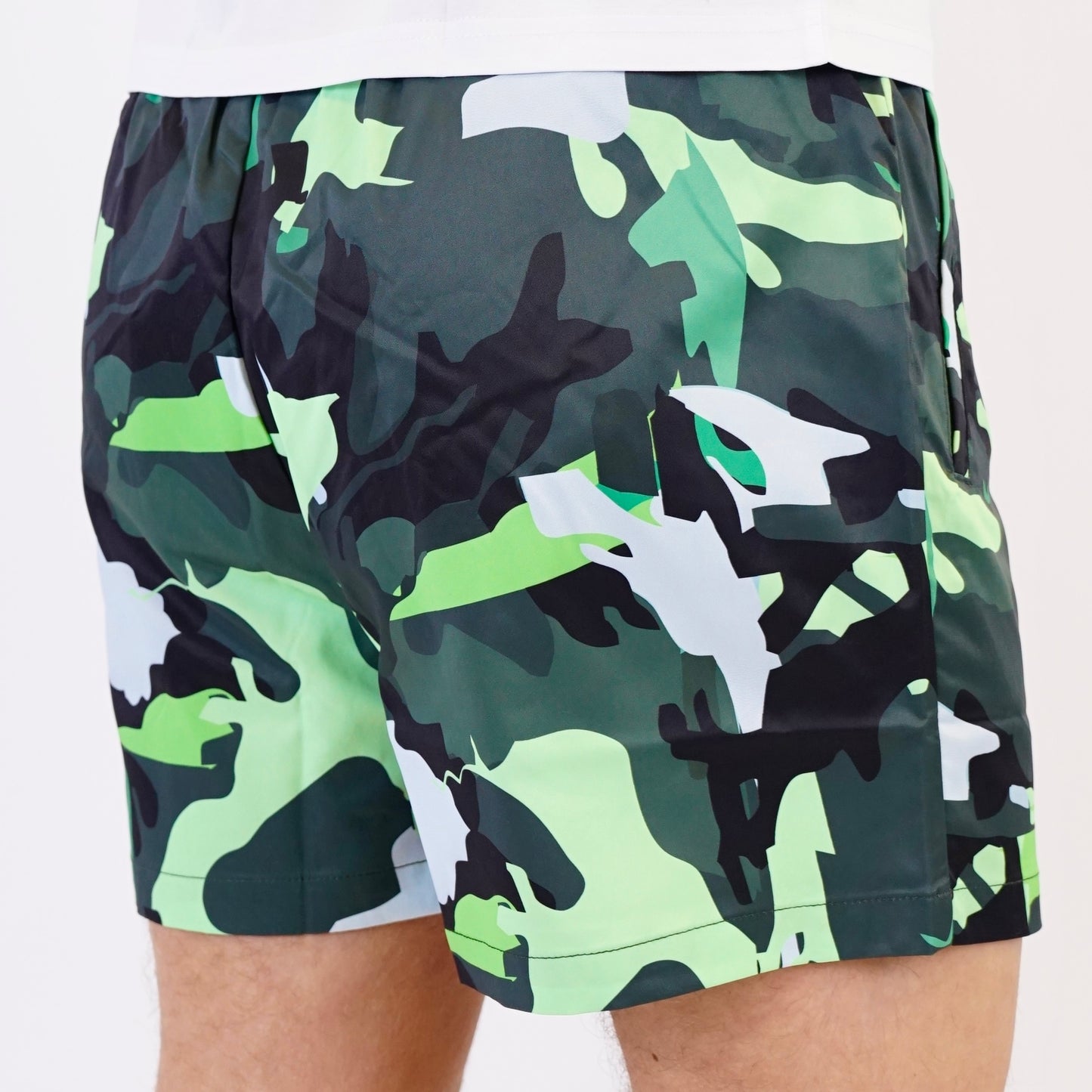 ENVI Camo Swim Shorts - Green