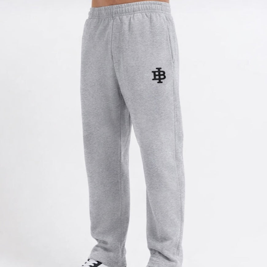 Bee Inspired Monogram Joggers - Grey