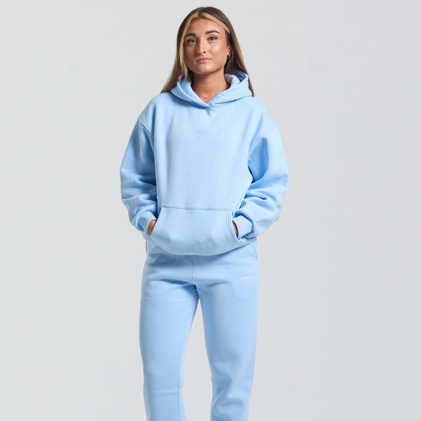 Gym King 365 Hoodie & Joggers Set - Hydrangea Blue