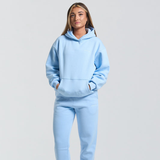Gym King 365 Hoodie & Joggers Set - Hydrangea Blue