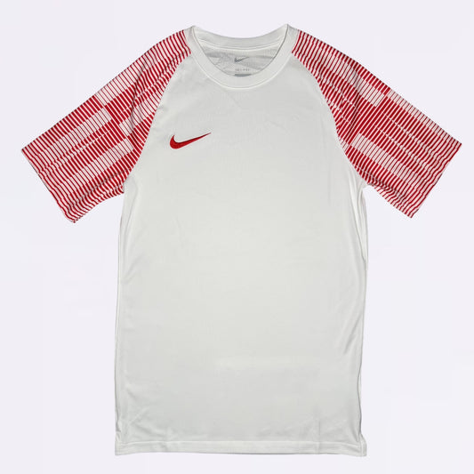 Nike Dri-Fit Academy Tee - White / Red (Junior)