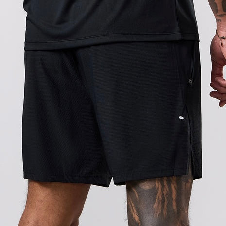 Gym King Energise Set - Tee & Shorts  - Urban Sage  / Black