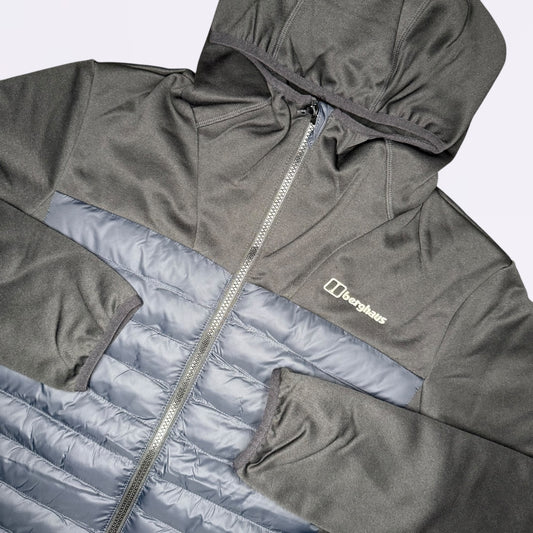 Berghaus Vaskye Hoodie Hybrid Jakcet - Black / Grey