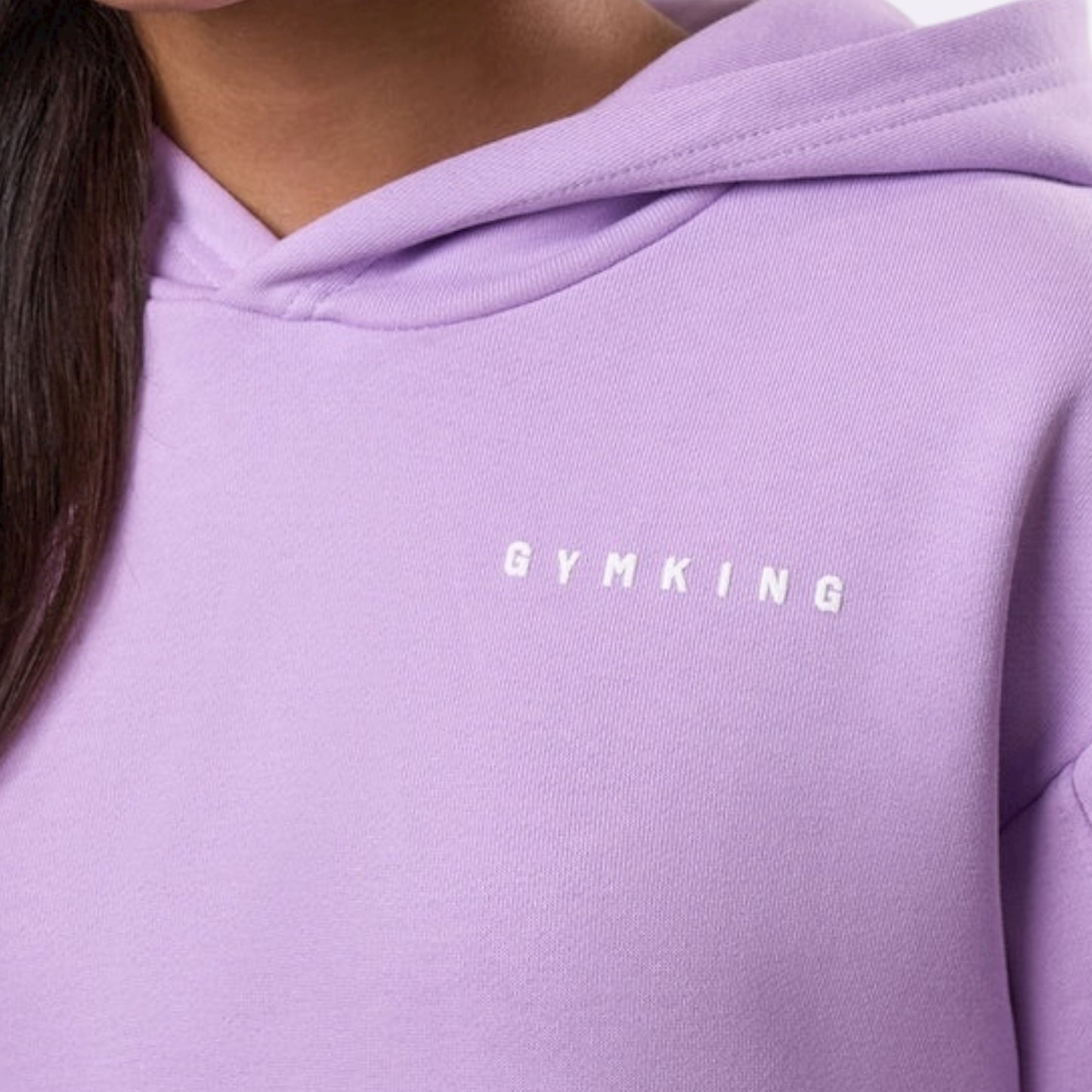 Gym King Malibu Oversized Hood (Girls) - Lilac Haze