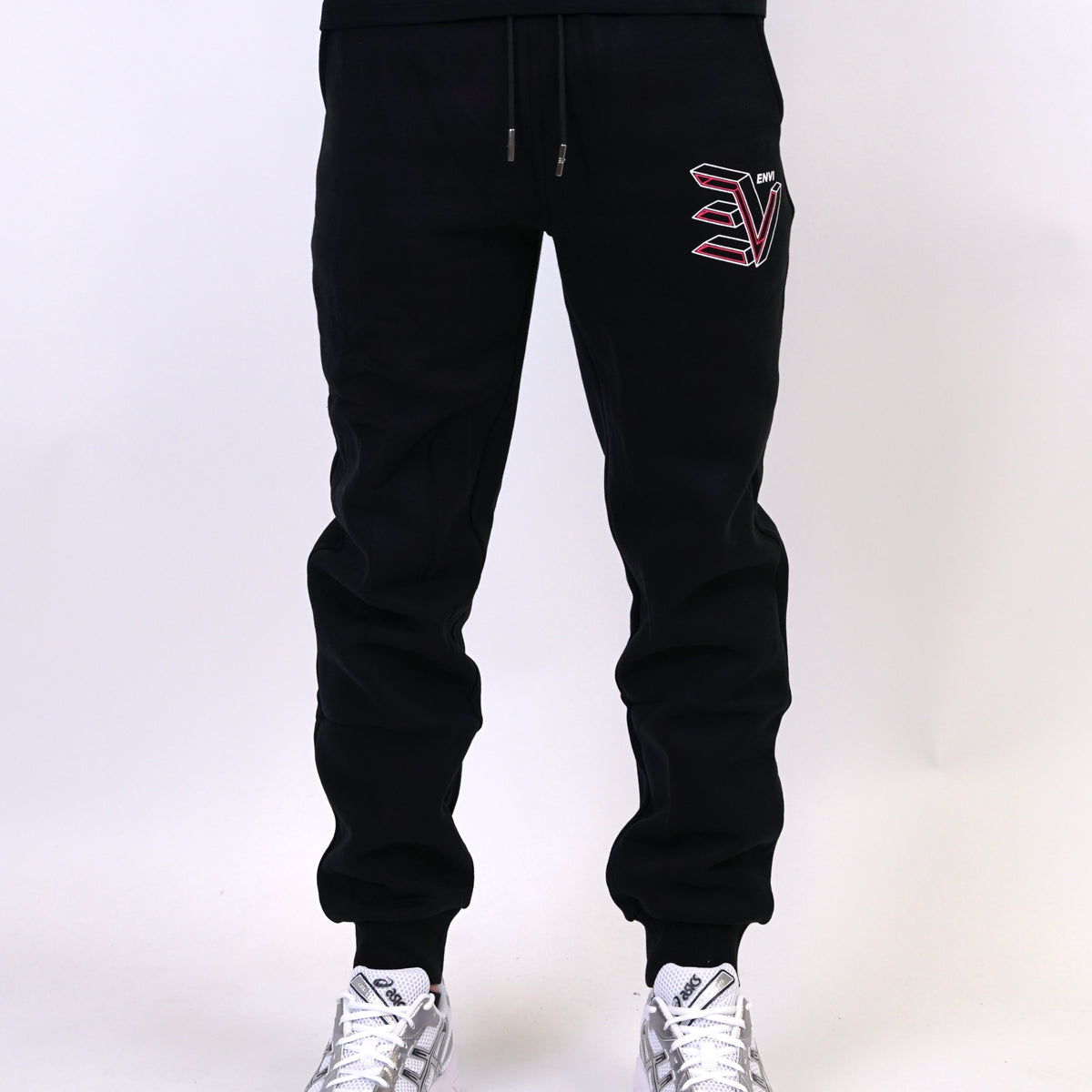 ENVI Concave Set - Hoodie & Bottoms - Black / Pink