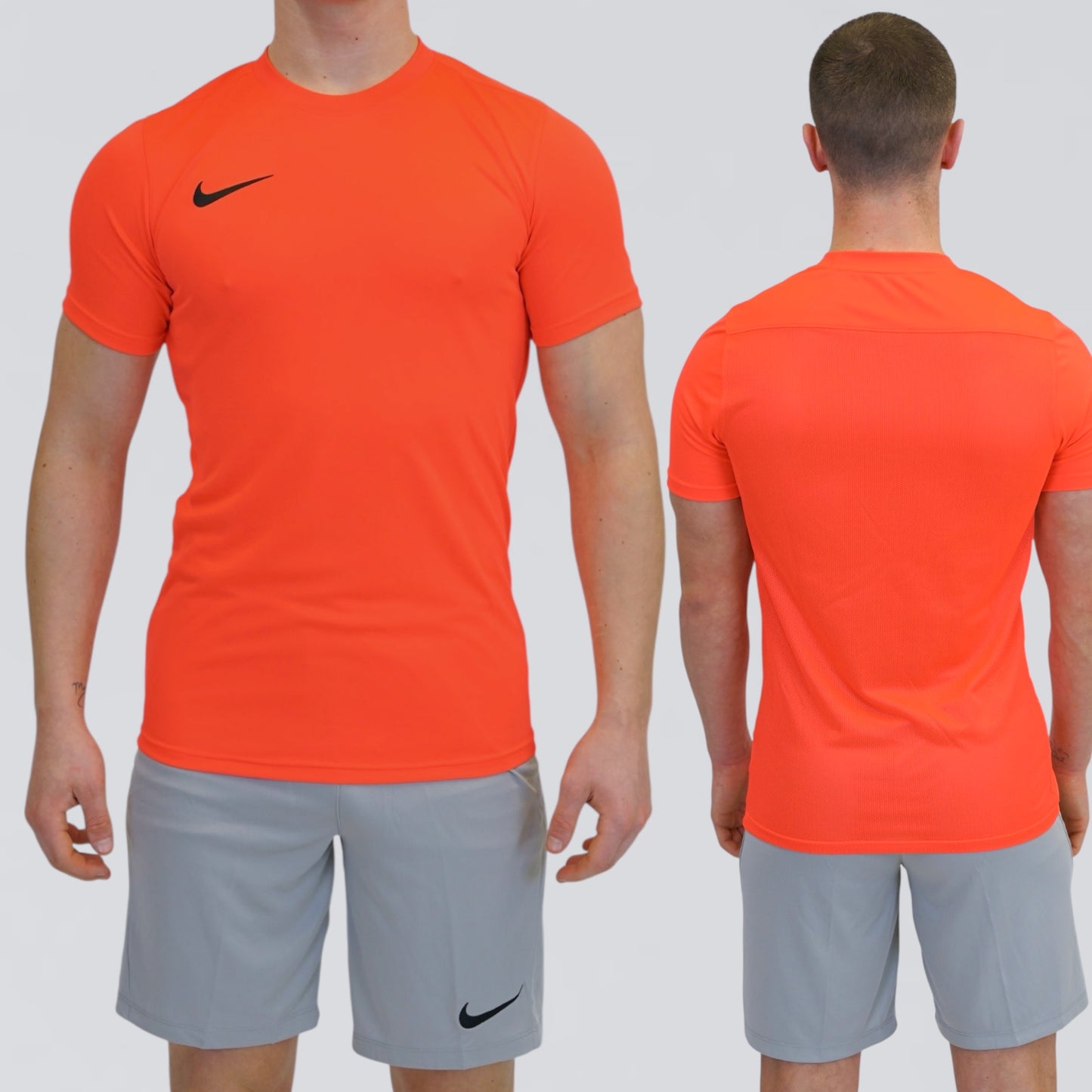 Nike Dri Fit Set - Crimson Red / Grey