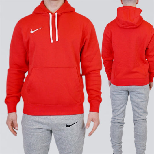Nike Park Hoodie & Joggers Set - Red / Grey