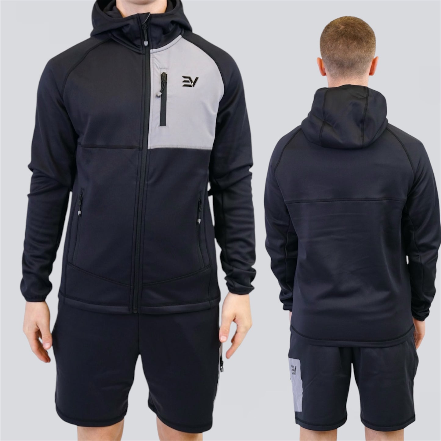 Envi Edge Jacket Set - Black / Grey
