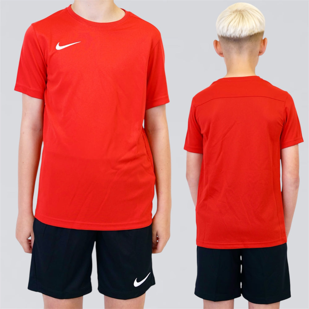 Nike Dri Fit Set - Red / Black (Junior)