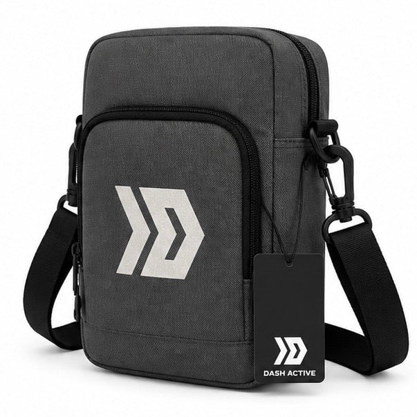Dash Logo Crossbody Bag - Slate Grey