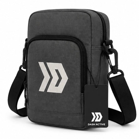 Dash Logo Crossbody Bag - Slate Grey