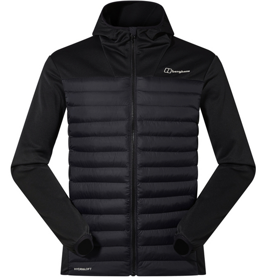 Berghaus Vaskye Hoodie Hybrid Jacket - Black / Grey