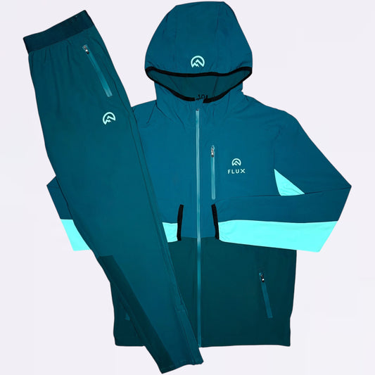 Flux Versatility Set - Jacket & Bottoms - Jungle Green (Junior)