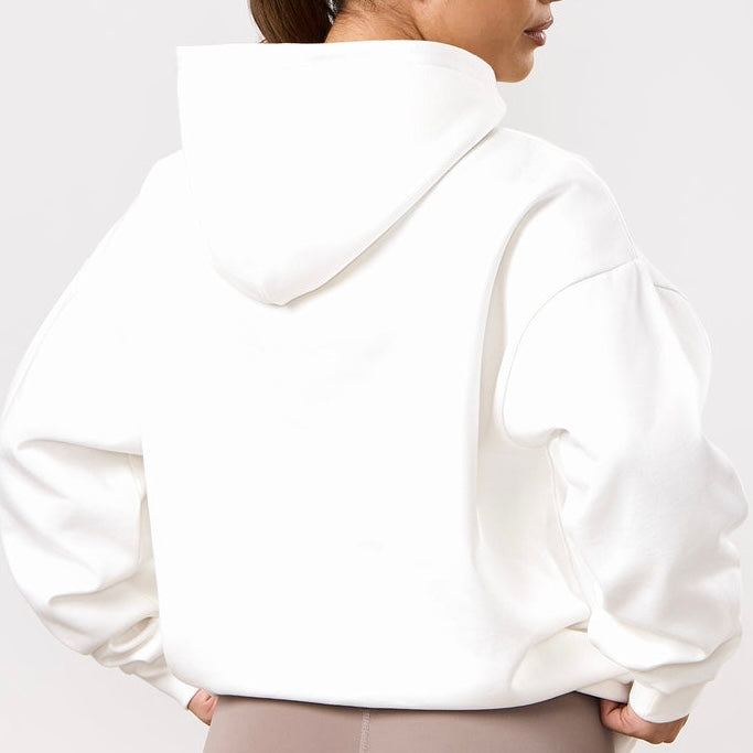Gym King Oversized Hoodie - Cream