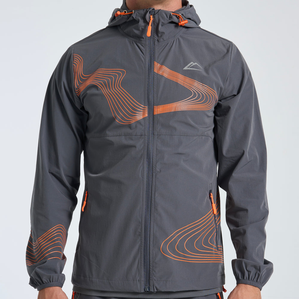 ActiveLine Wave Windrunner  - Grey / Orange