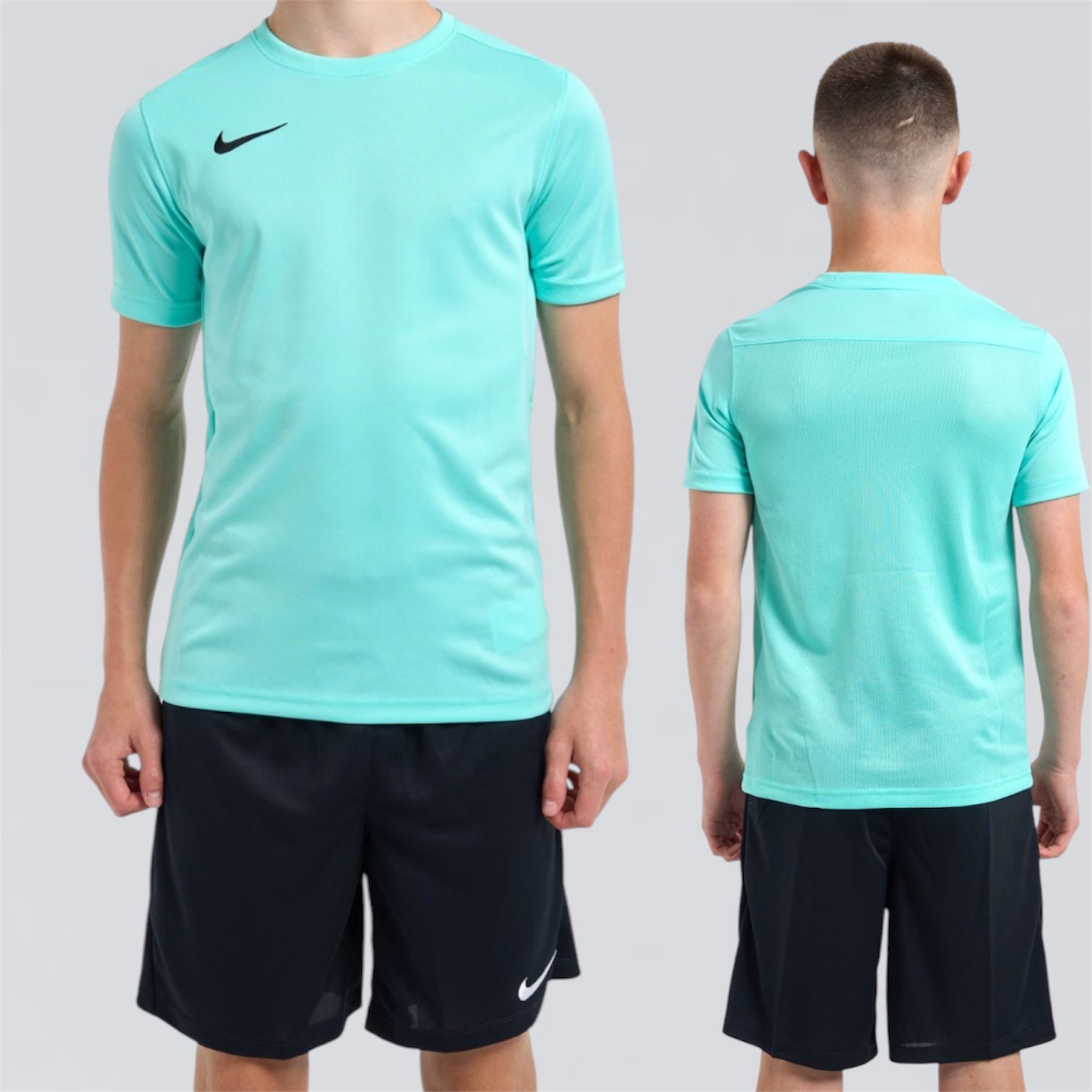 Nike Dri Fit Set - Mint Green / Black (Junior)