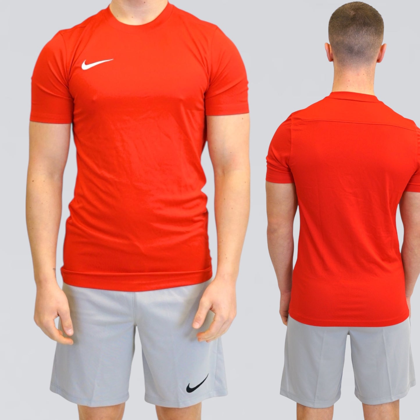 Nike Dri Fit Set - Red / Grey