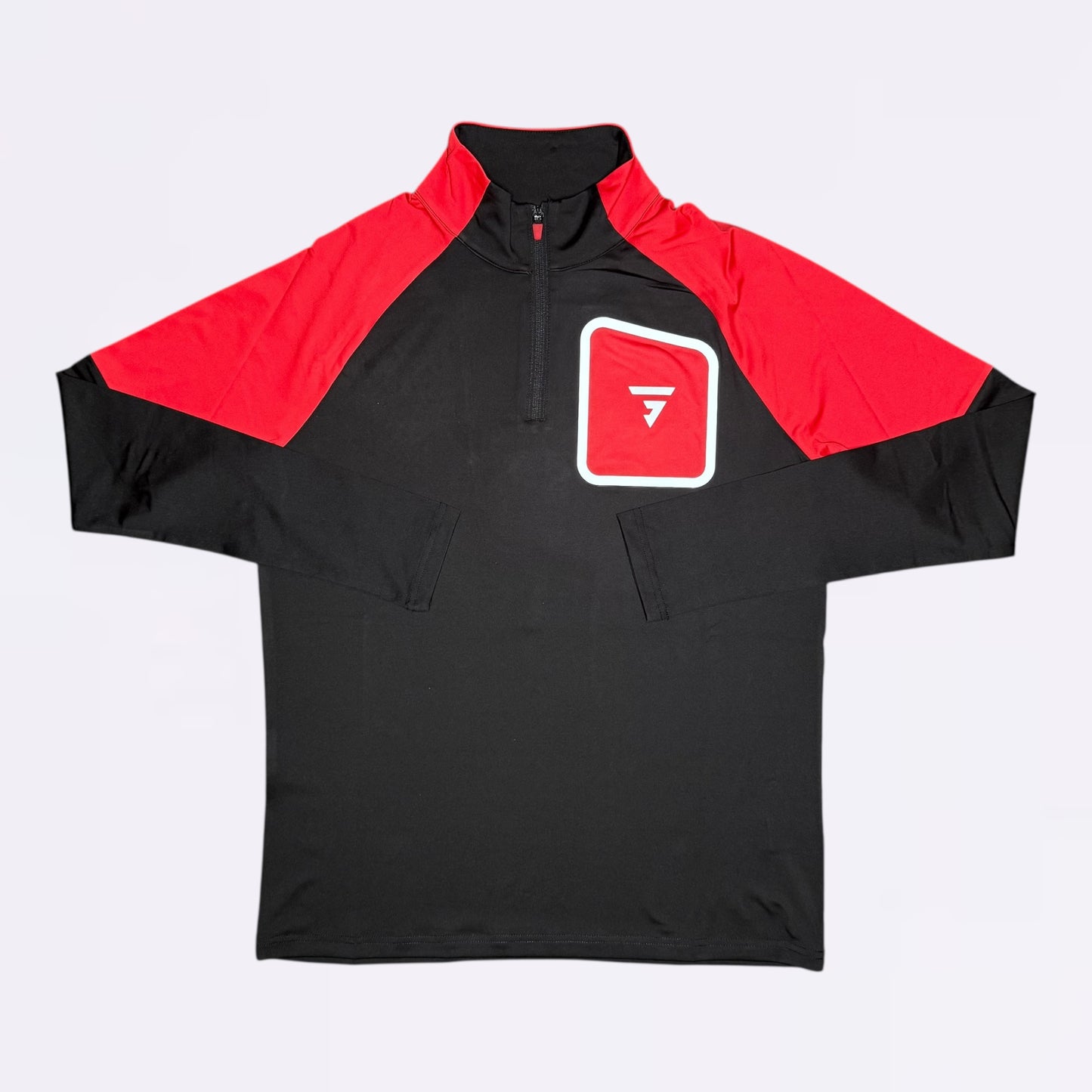 GRIID Glide Half Zip - Black / Red