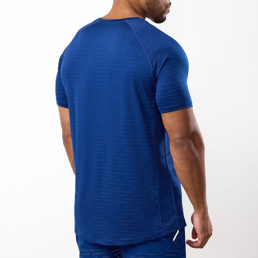 GymKing Stamina Performance Tee - Blue
