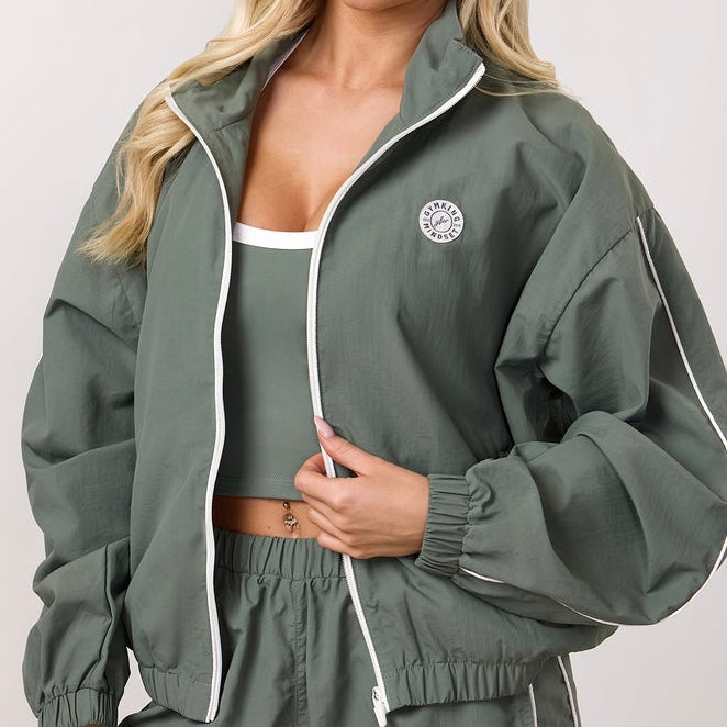 Gym King Composure Woven Jacket - Fern