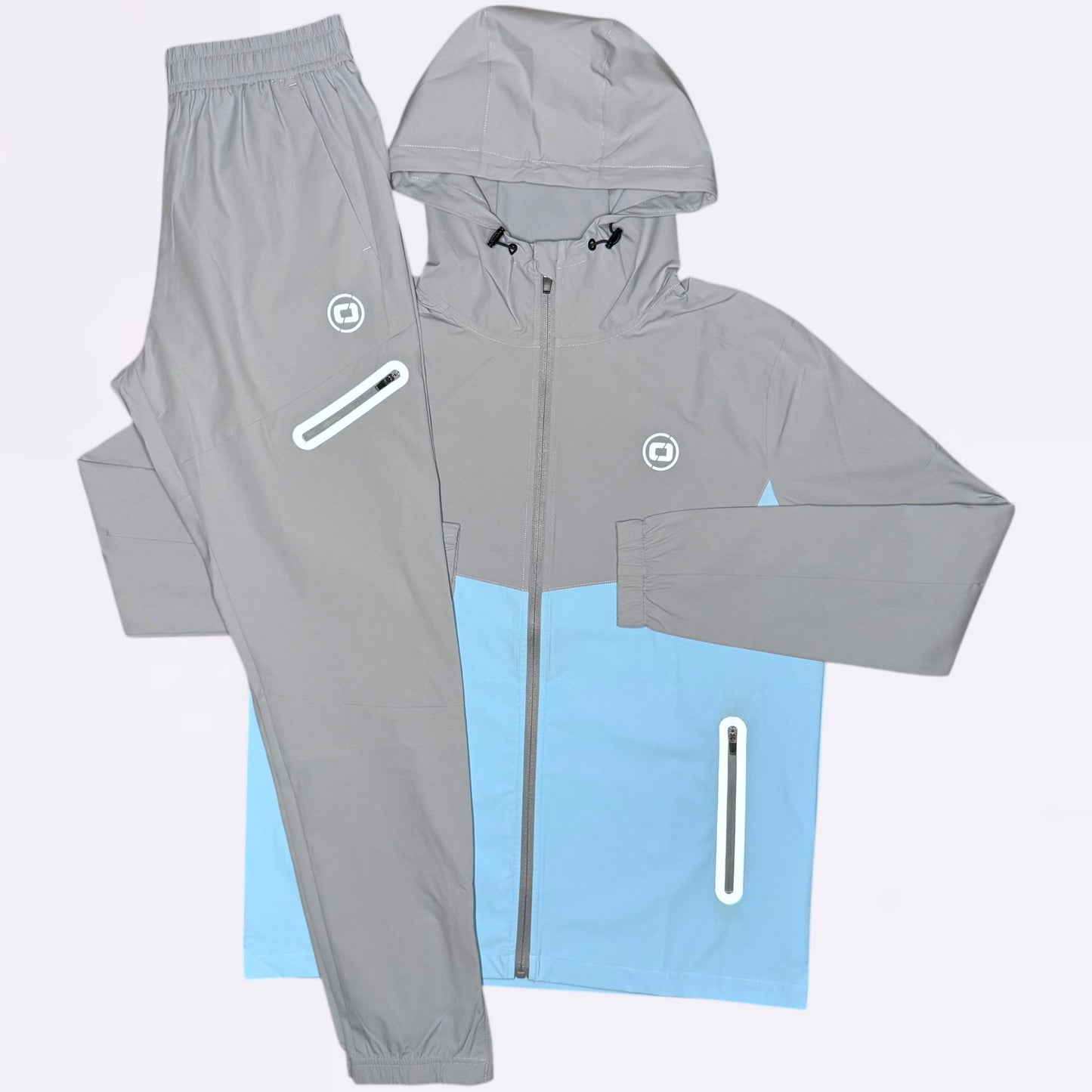 Certified Apex Jacket & Bottoms Set - Grey / Blue