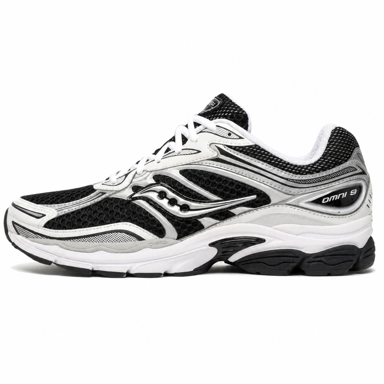 Saucony Pro Grid Omni 9 Black Silver