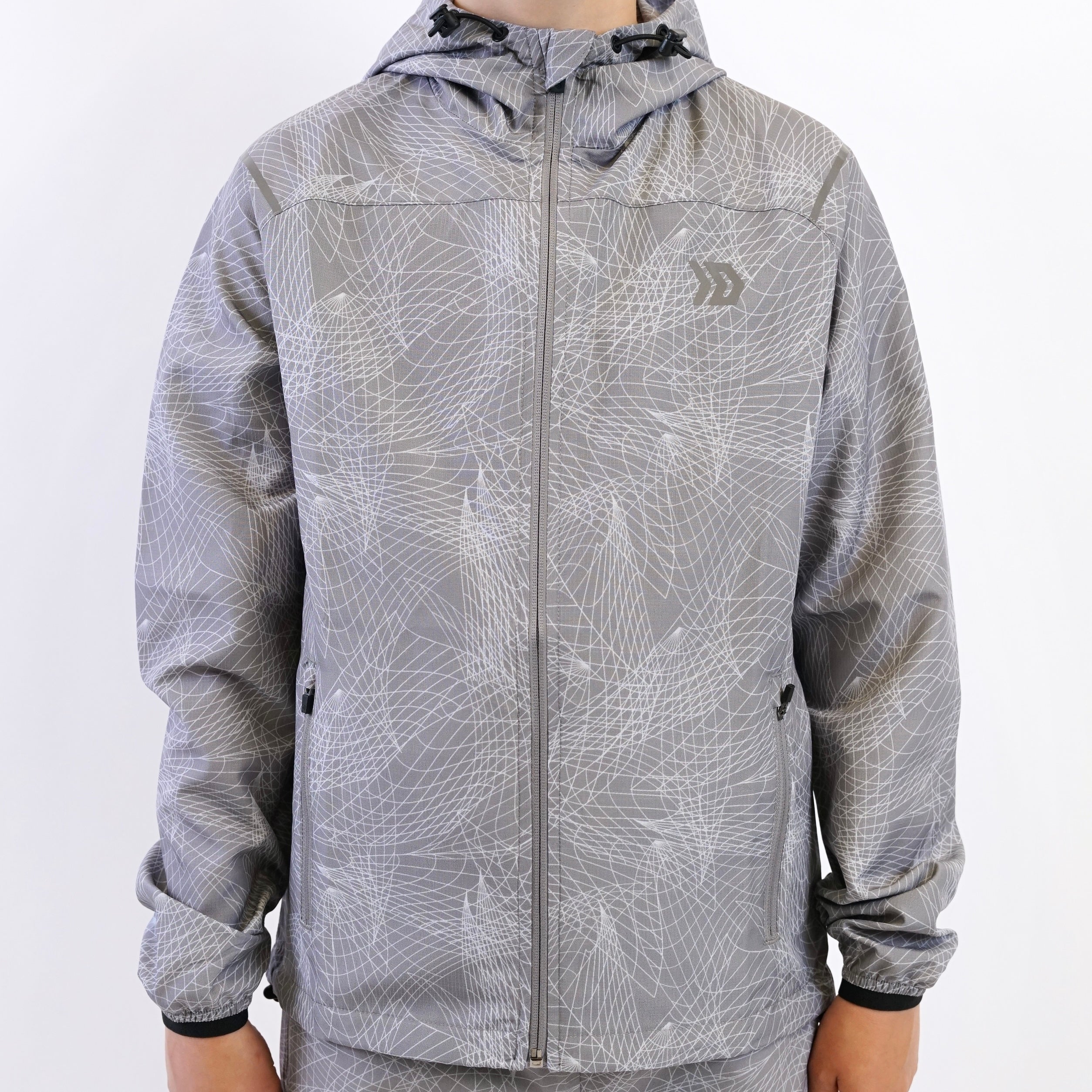 DASH Hyperweb Windrunner & Short Set - Grey (Junior)