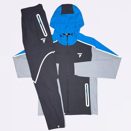 GRIID Reflect Windrunner Set - Grey / Blue