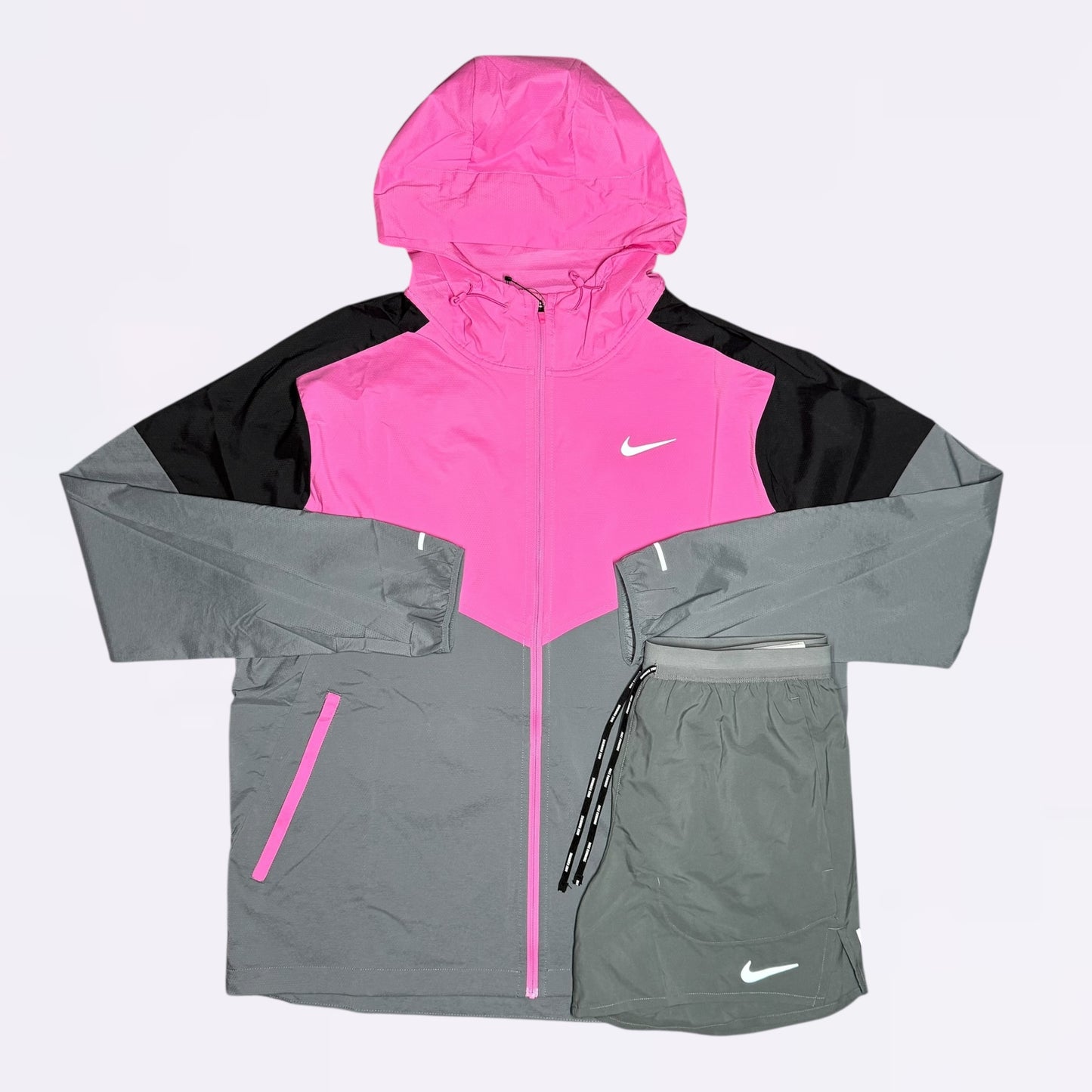 Nike Windrunner & Flex Set - Pink / Grey