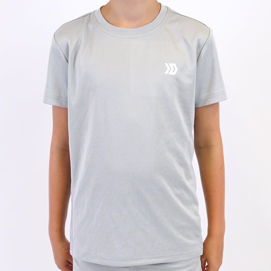 DASH Active Tee & Short Set - Grey (Junior)