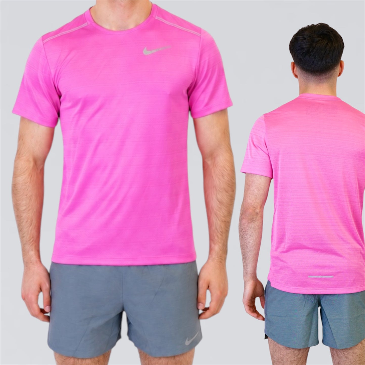 Nike Miler & Challenger Set - Playful Pink / Grey